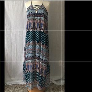 En Focus Studio Sleeveless Long Summer Dress